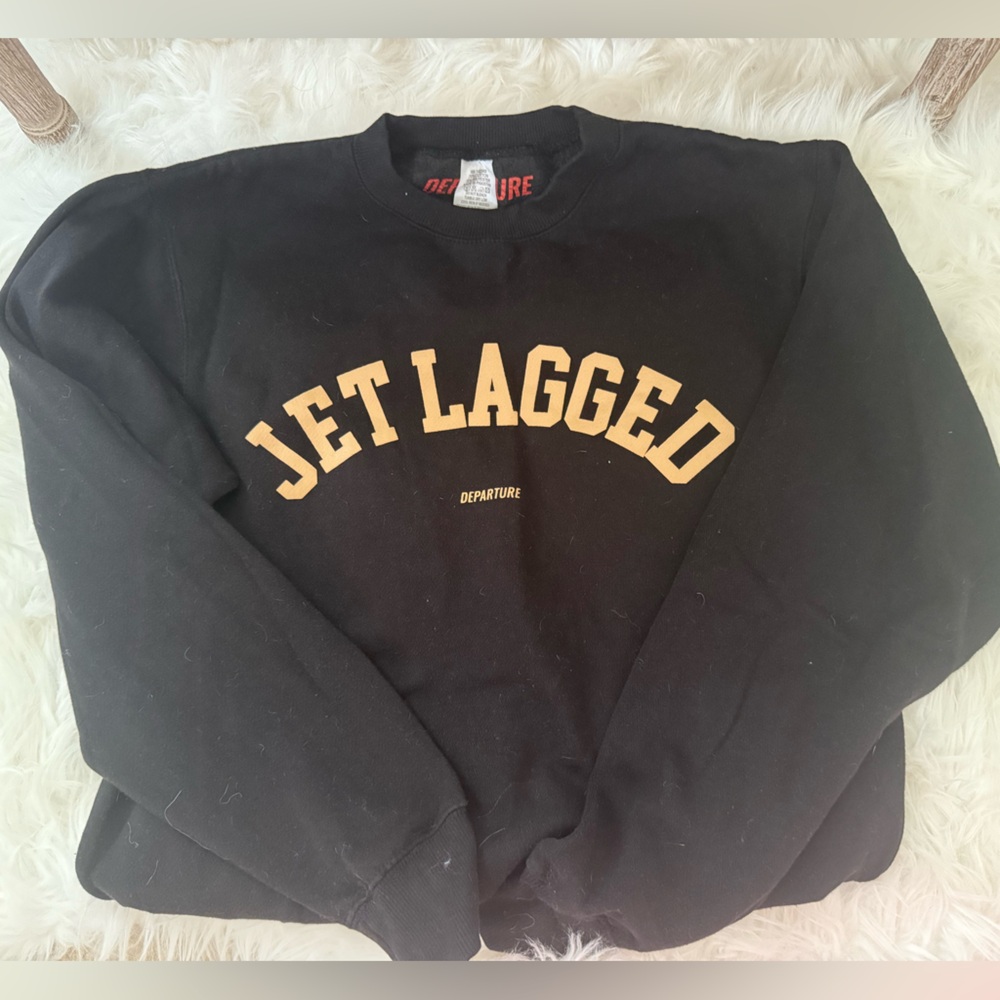 Departure Jet Lagged Crewneck Sweatshirt